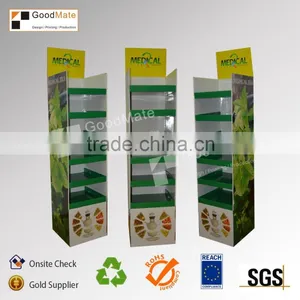 China Supplier New Product Paper Material Cardboard Spice Display Rack thumbnail-3