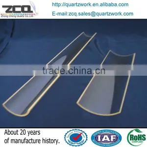 Half Round Quartz Tube thumbnail-1