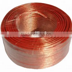 Flat Ribbon Speaker Cable Wire Transparent thumbnail-1