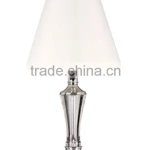 H27.5" Crystal and Chrome Table Lamp thumbnail-1