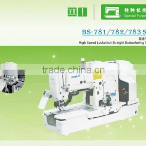 Series BS-781/782/783 High Speed Lockstitch Straight Buttonholing Machine thumbnail-4