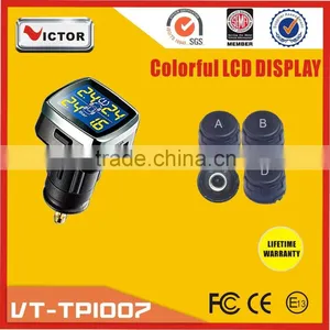 Newly Auto Parts Car Tire Pressure Monitoring System With Cigerate Lighter Desplay thumbnail-2