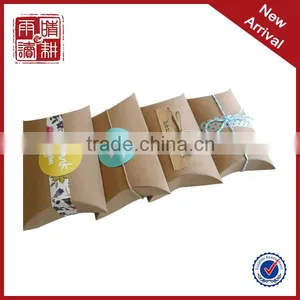 Manufacturer Fashion Design Custom Kraft Pillow Box thumbnail-2