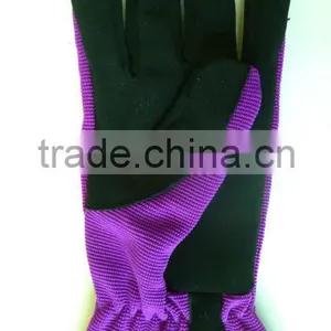 Spandex With Microfibre Palm Gardening Glove With Hook and Loop Wrist, Hand Garden Gloves thumbnail-2