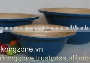 Lacquered Bamboo Bowl thumbnail-1