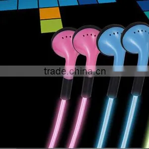 2014 Newest El Wire Flash Earphone ,take Action to Enjoy the Music Rhythm! thumbnail-1