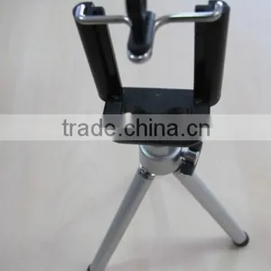 Black Metallic Flexible and Portable Tripod Stand Holder Phone Holder thumbnail-1