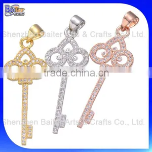 Fashion Solid 925 Sterling Silver Micro Pave Hip Hop Jewelry,micro Pave Mens Leopard Head Pendant Jewelry thumbnail-2