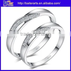 Men And Women Polished Solid Pure 999 Sterling Silver Vintage Engagement Band Rings thumbnail-6
