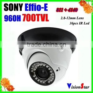 CCTV Dome Camera Sony Effio-E 960H CXD4140GG 36 Pcs IR Leds 700tvl 2.8-12mm Varifocal Lens Security Home Camera Vision Star thumbnail-1