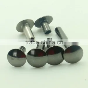 Wholesale Nickel Free Different Size Round Head Metal Semi Tublar Rivet for Golfbags thumbnail-6