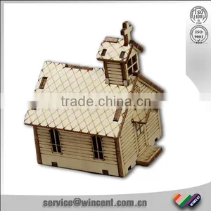 Piano and House Shape Wooden Puzzle Music Box thumbnail-2