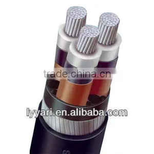 AL/CU Conductor Multicores 60mm XLPE Insulated PVC Sheath Steel Wire Armored Power Electriccable thumbnail-1