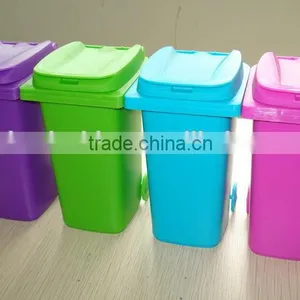 Plastic Mini Desktop Wheelie Bin Desk Tidy thumbnail-4