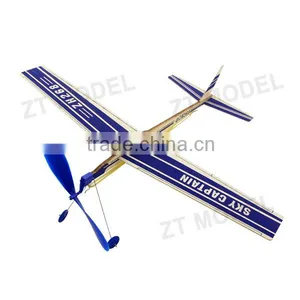 Different Types of Toys Sky Boy-Sky Captain 16"Balsa Rubber Band Powered Glider Balsa Plane Balsa Gliders Balsa Wood Glider thumbnail-1
