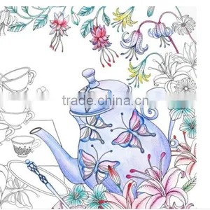 Wholesale An Inky Treasure Hunt and Enchanted Forest Coloring Book English Version Secret Garden Series thumbnail-4