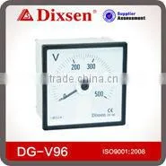 DG-V96 Square Type Analog Panel Meter Panel Voltmeter Moving Coil thumbnail-1