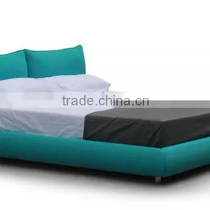 French Style Leather Fabric Double Bed (A-B42) thumbnail-2