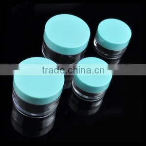 Clear Round Forsted Empty Single Wall PETG Cream Jar With ABS Cap thumbnail-2