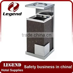 Stainless Steel Garden Dustbin for Hotel thumbnail-3
