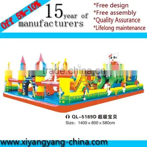 Kids Playground Inflatable Bouncer House for Sale thumbnail-6