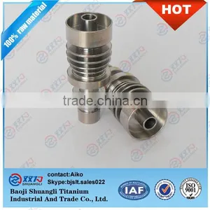 Ceramic Smoking Pipe Domeless Nail 14mm 18mm thumbnail-1