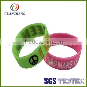 Hot Selling Fashionable Promoting Printed Fancy Smart Silicone Wristband Wholesale China Manufacture thumbnail-2