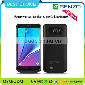 2015 New Arrival 4200mAh Mobile Portable Power Bank Case for Galaxy Note 5 With Nano Hydrating Beauty Instrument thumbnail-4