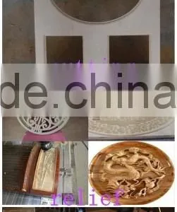 China Wood MDF Door 2d and 3d Engraving Machine Rotary Wood Carving Machine thumbnail-2