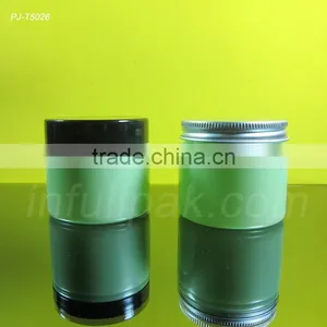 100ml Green Plastic Jar thumbnail-3