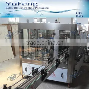 2 in 1 Monoblock Glass Bottle Vinegar Filling Machine / Soy Sauce Filling Machine thumbnail-2