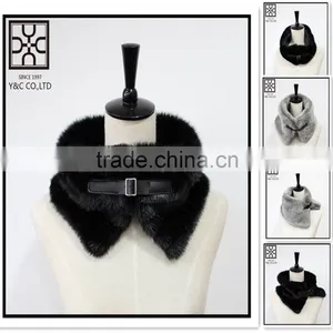 Own Design Fake Fur Scarf With Button thumbnail-1