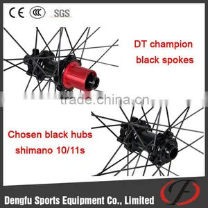 Dengfu Carbon Clincher Wheels 50mm for 27.5er Mountain Bicycle Frame thumbnail-4