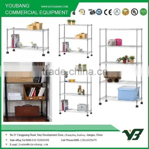 Commercial Adjustable Chrome Metal Wire Shelf Rack , 15 Years Factory thumbnail-2