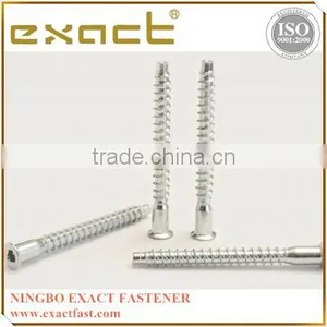 Zinc Plated Carbon Steel Furniture Confirmat Screw thumbnail-2