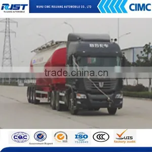 3 Axle Aluminum Alloy Vertical Powder Tank Semi Trailer/powder Tank Trailer/bulk Cement Tank Trailer thumbnail-4