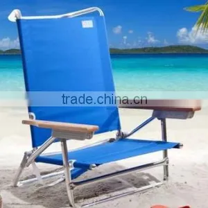 Blue Deluxe Sand Beach Chair thumbnail-1