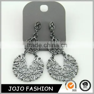 Factory Price Charm Fashion Wedding Gift Europe And America Jewelry Heart Shaped Stud Earrings thumbnail-1
