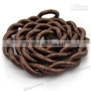 Antique Red Copper Color Flexible Snake Necklace thumbnail-1