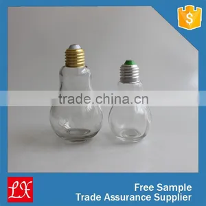 Cear Bulb Shaped Multipurpose Glass Jar thumbnail-1