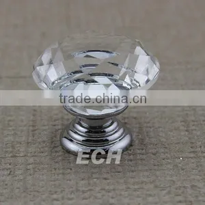 China Supplier ECH Zinc Crystal Cabinet Knob thumbnail-1