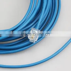 Telephone Extension Cord Cable Line Wire 6P2C Plugs Cable thumbnail-3