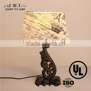 Europe Style Table Lamp Iron Fabric Source Light Residential Lighting thumbnail-4