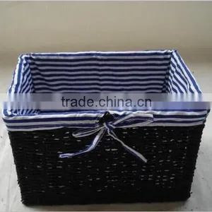 Clothing Storage Basket With Liner and Protector thumbnail-1