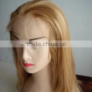 Silk Top Indian Women Hair Wigs,100% Human Hair Full Lace Wig thumbnail-1