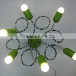 Modern Creative Design Style Goose Neck Led Ceiling Lamp Can Change Shapes thumbnail-1