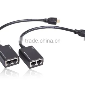 35M Extender HDMI Over Cat5 Cat6 Cable up to 35M HDMI Extender 1080p With Exquisite Appearance thumbnail-4