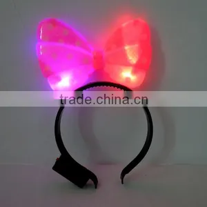 Nice Kid Bowknot Hairpin Plastic Light Led Toy thumbnail-4