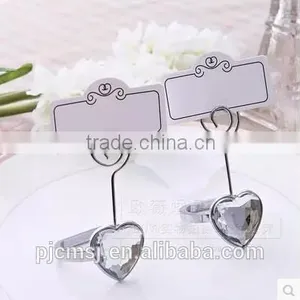 Wedding Decoration Heart Shape Crystal Card Holder thumbnail-1