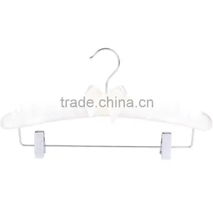 Fashion Hotel Clothes Satin Hanger With Fabric Cover /leave no Trace thumbnail-4